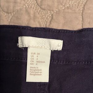 H&M Dark Blue shorts